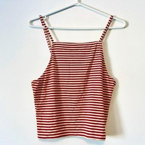 NWT Pink Martini Striped Crop Top Size S/L!